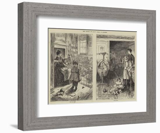 The Creche, or Baby's Home, in Stepney-Howard Pyle-Framed Giclee Print