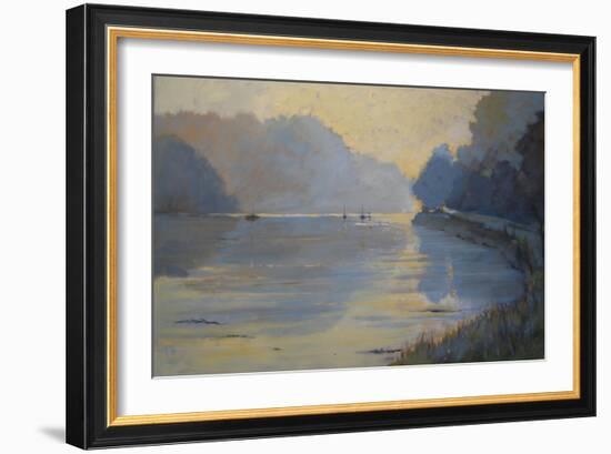 The Creek, Autumn-Jennifer Wright-Framed Giclee Print