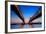 The Crescent City Connection Bridge on the Mississippi River in New Orleans Louisiana-f11photo-Framed Photographic Print