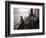 The Crew of a Yarmouth Herring Boat Pull in Their Catch on a Storm Tossed North Sea, 1935-null-Framed Photographic Print