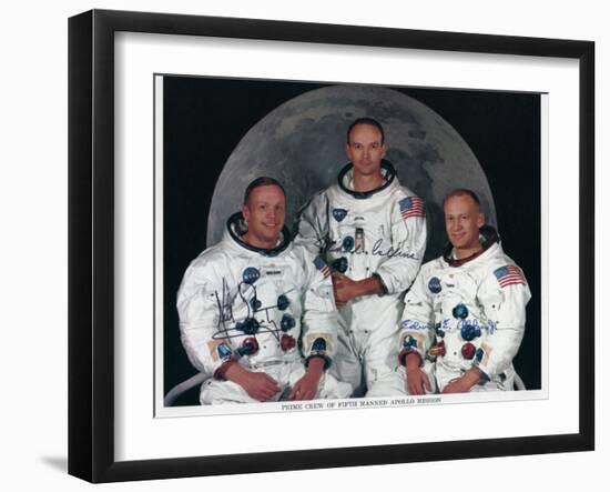 The Crew of Apollo 11, 1969-null-Framed Giclee Print