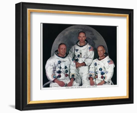 The Crew of Apollo 11, 1969-null-Framed Giclee Print