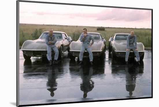 The Crew of Apollo 12 as They Sit on their Chevrolet Corvette Stingrays, September 23, 1969-Ralph Morse-Mounted Photographic Print