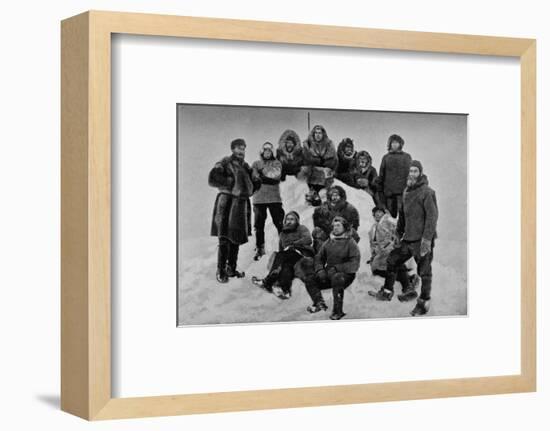 'The Crew of the Fram after their Second Winter. About 24 February, 1895', 1895 (1897)-Unknown-Framed Photographic Print