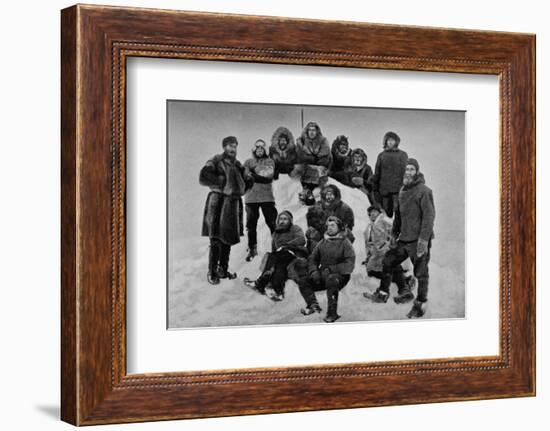 'The Crew of the Fram after their Second Winter. About 24 February, 1895', 1895 (1897)-Unknown-Framed Photographic Print