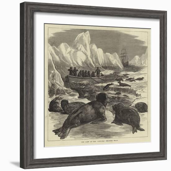 The Crew of the Pandora Shooting Seals-null-Framed Giclee Print