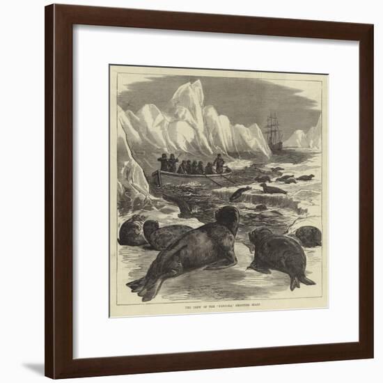 The Crew of the Pandora Shooting Seals-null-Framed Giclee Print