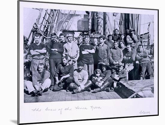 The Crew of the 'Terra Nova', from 'Scott's Last Expedition'-Herbert Ponting-Mounted Giclee Print