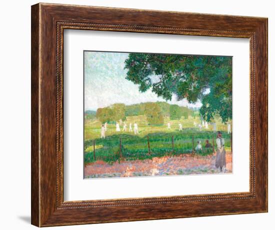 The Cricket Match, 1909 (Oil on Canvas)-Spencer Frederick Gore-Framed Giclee Print