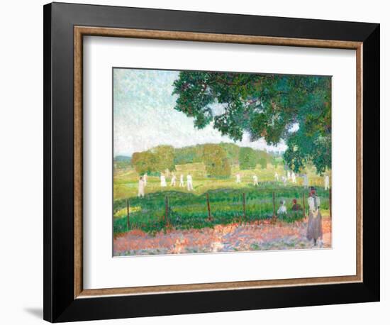 The Cricket Match, 1909 (Oil on Canvas)-Spencer Frederick Gore-Framed Giclee Print
