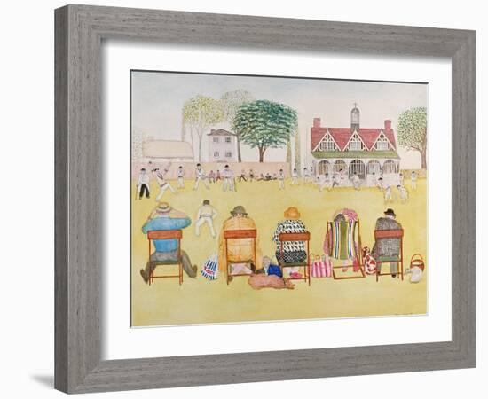 The Cricket Match, 1989-Gillian Lawson-Framed Giclee Print