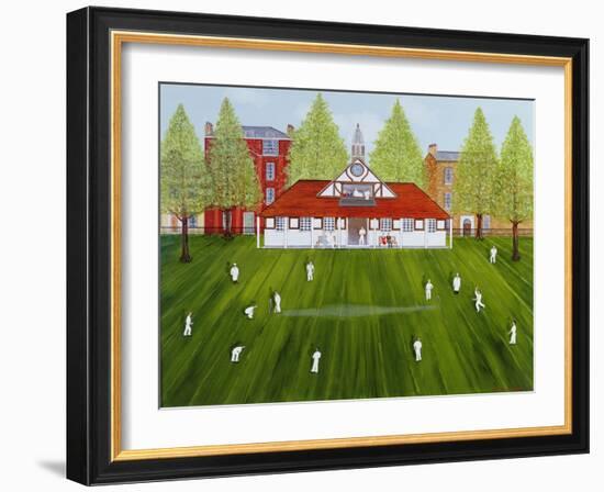 The Cricket Match-Mark Baring-Framed Giclee Print