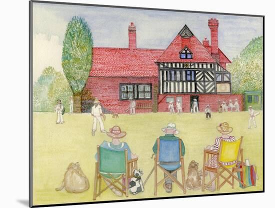 The Cricket Match-Gillian Lawson-Mounted Giclee Print