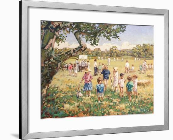 The Cricket Match-Paul Gribble-Framed Giclee Print