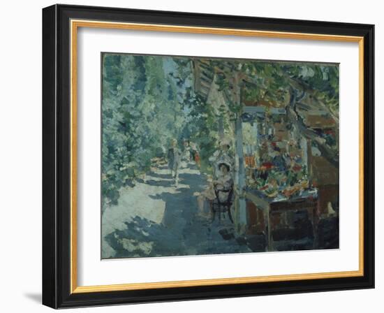 The Crimea, Fruit Store, 1913-Konstantin Alexeyevich Korovin-Framed Giclee Print