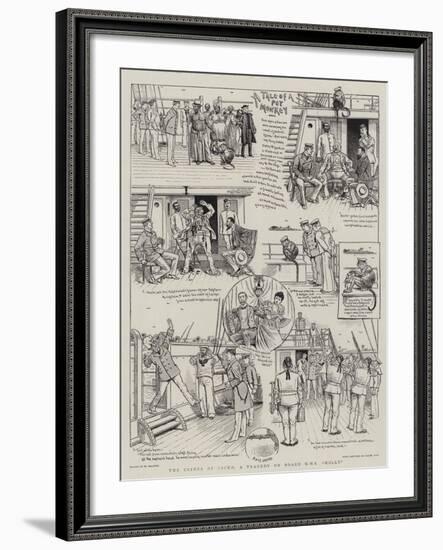 The Crimes of Jocko, a Tragedy on Board HMS Holly-William Ralston-Framed Giclee Print