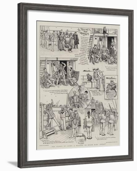 The Crimes of Jocko, a Tragedy on Board HMS Holly-William Ralston-Framed Giclee Print