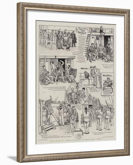 The Crimes of Jocko, a Tragedy on Board HMS Holly-William Ralston-Framed Giclee Print