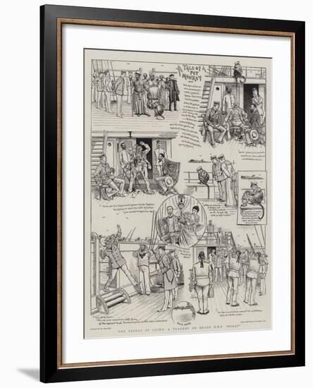 The Crimes of Jocko, a Tragedy on Board HMS Holly-William Ralston-Framed Giclee Print