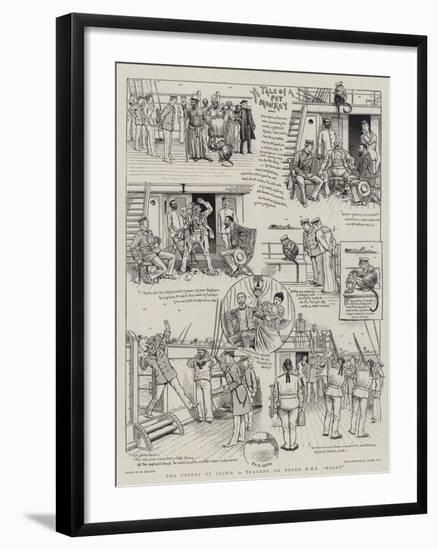 The Crimes of Jocko, a Tragedy on Board HMS Holly-William Ralston-Framed Giclee Print