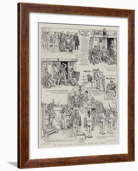 The Crimes of Jocko, a Tragedy on Board HMS Holly-William Ralston-Framed Giclee Print