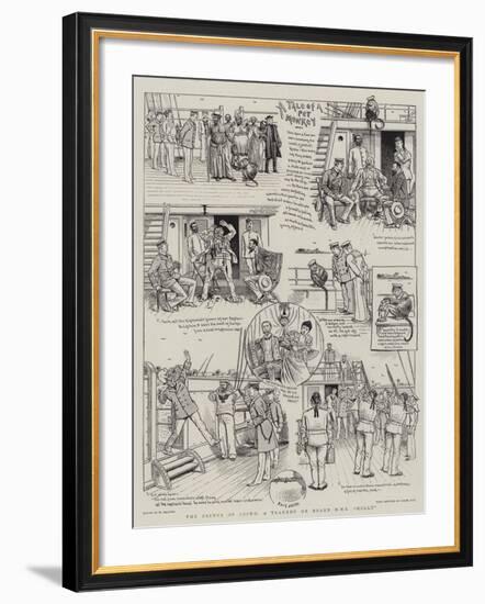 The Crimes of Jocko, a Tragedy on Board HMS Holly-William Ralston-Framed Giclee Print