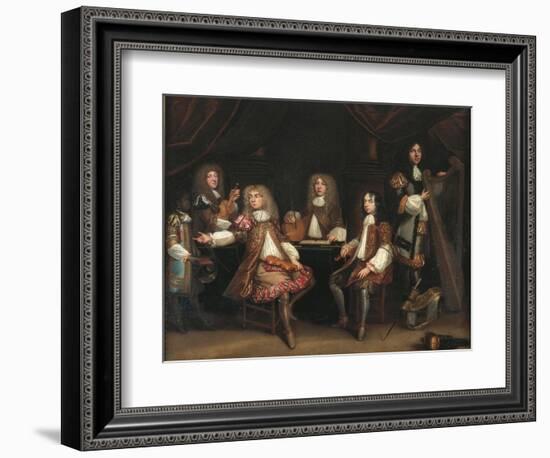 The Crimson Bedchamber-Sir John Baptist de Medina-Framed Giclee Print