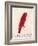 The Crimson Bird, from Sixteen Drawings of Comic Birds-Edward Lear-Framed Giclee Print