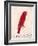 The Crimson Bird, from Sixteen Drawings of Comic Birds-Edward Lear-Framed Giclee Print