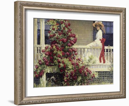 The Crimson Rambler-Philip Leslie Hale-Framed Giclee Print