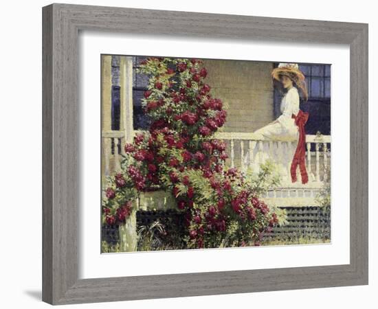 The Crimson Rambler-Philip Leslie Hale-Framed Giclee Print