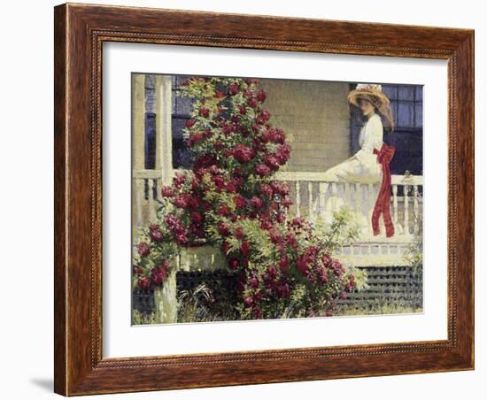 The Crimson Rambler-Philip Leslie Hale-Framed Giclee Print