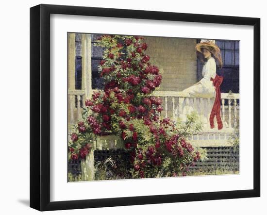 The Crimson Rambler-Philip Leslie Hale-Framed Giclee Print