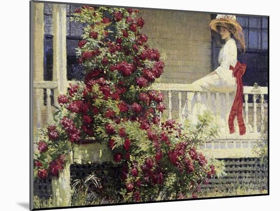 The Crimson Rambler-Philip Leslie Hale-Mounted Giclee Print