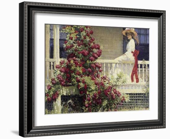 The Crimson Rambler-Philip Leslie Hale-Framed Giclee Print