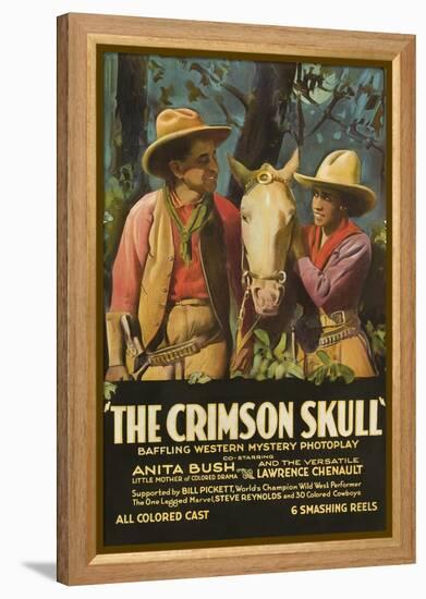 The Crimson Skull-null-Framed Stretched Canvas