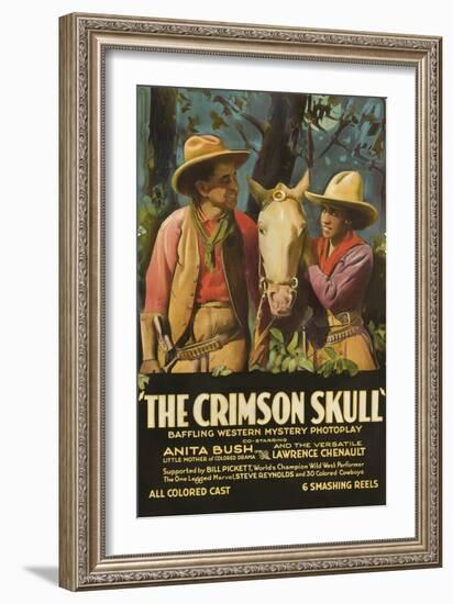 The Crimson Skull-null-Framed Premium Giclee Print