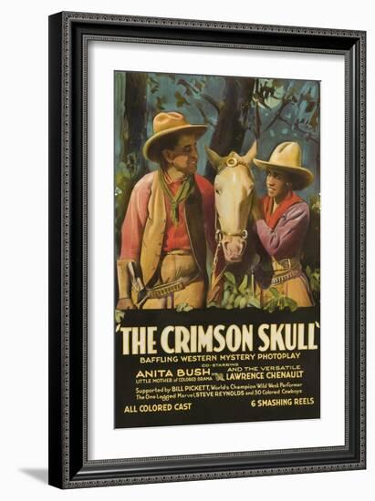The Crimson Skull-null-Framed Premium Giclee Print
