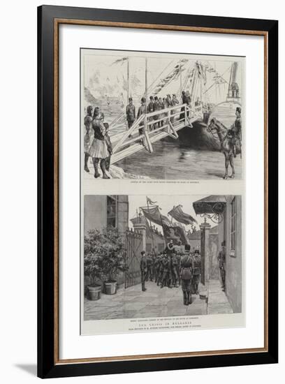 The Crisis in Bulgaria-Sydney Prior Hall-Framed Giclee Print