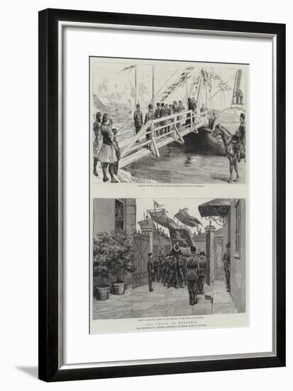The Crisis in Bulgaria-Sydney Prior Hall-Framed Giclee Print