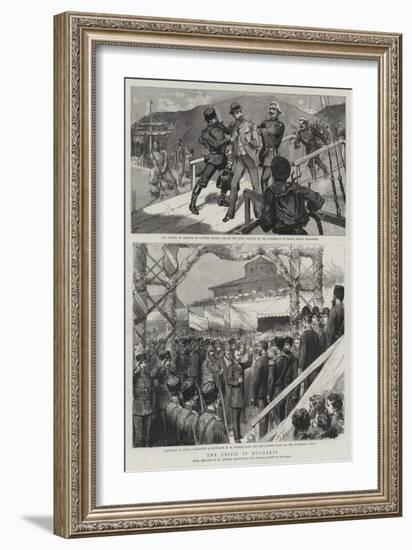 The Crisis in Bulgaria-Godefroy Durand-Framed Giclee Print