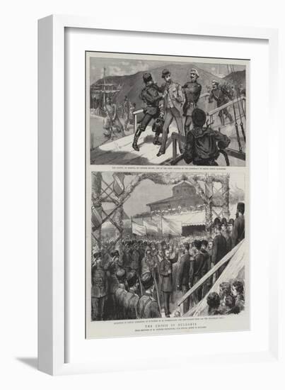 The Crisis in Bulgaria-Godefroy Durand-Framed Giclee Print