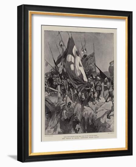 The Crisis in China, Captured Boxer Flags-Frank Craig-Framed Giclee Print