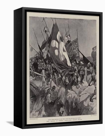 The Crisis in China, Captured Boxer Flags-Frank Craig-Framed Premier Image Canvas