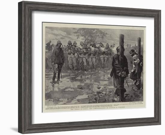 The Crisis in China, the Administration of Justice in Tientsin-Frederic De Haenen-Framed Giclee Print