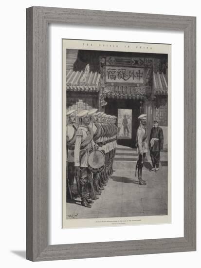 The Crisis in China-Richard Caton Woodville II-Framed Giclee Print