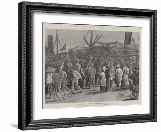 The Crisis in China-Johann Nepomuk Schonberg-Framed Giclee Print