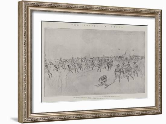 The Crisis in China-Johann Nepomuk Schonberg-Framed Giclee Print