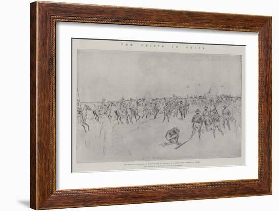 The Crisis in China-Johann Nepomuk Schonberg-Framed Giclee Print