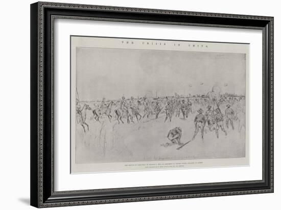 The Crisis in China-Johann Nepomuk Schonberg-Framed Giclee Print